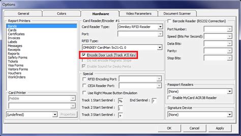 setup rfid reader|rfid settings.